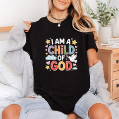 Child God Christian Style Christian Faith Ready to Press DTF Transfer for Dtf