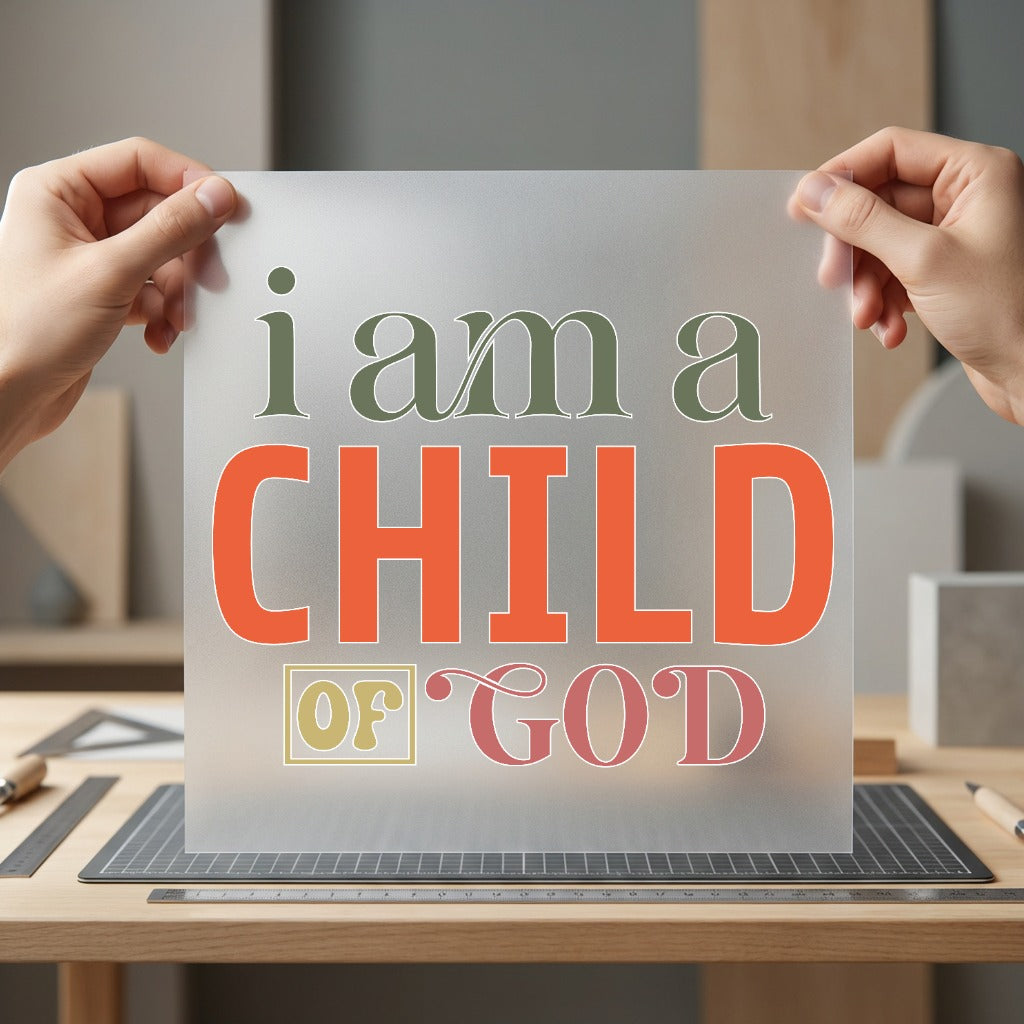 Child God Retro Faith Christian Faith Ready to Press DTF Transfer for Dtf