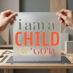 Child God Retro Faith Christian Faith Ready to Press DTF Transfer for Dtf