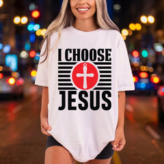 Choose Jesus Christian Diy Christian Faith Ready to Press DTF Transfer for Dtf