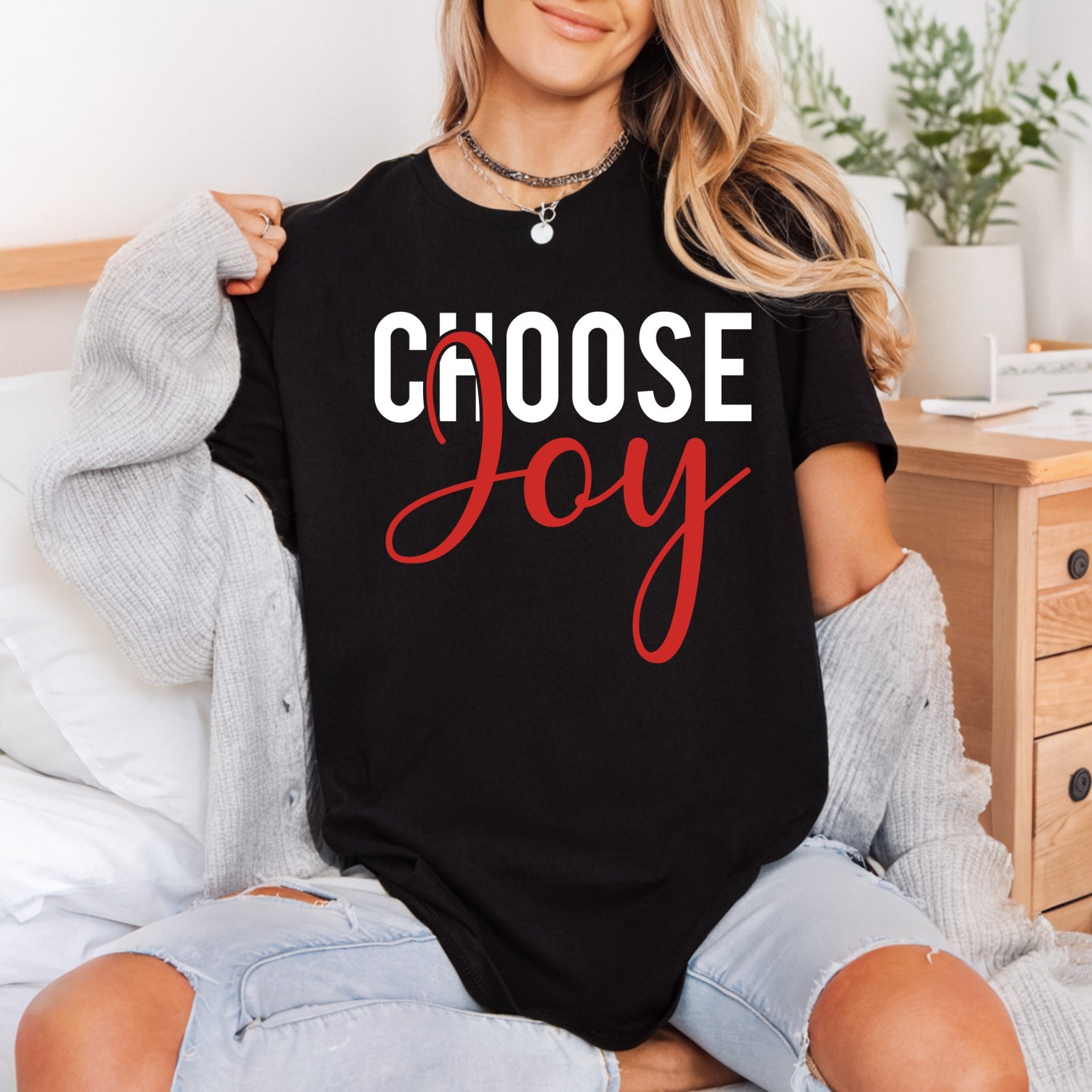 Choose Joy Inspirational Diy Christian Faith Ready to Press DTF Transfer for Dtf