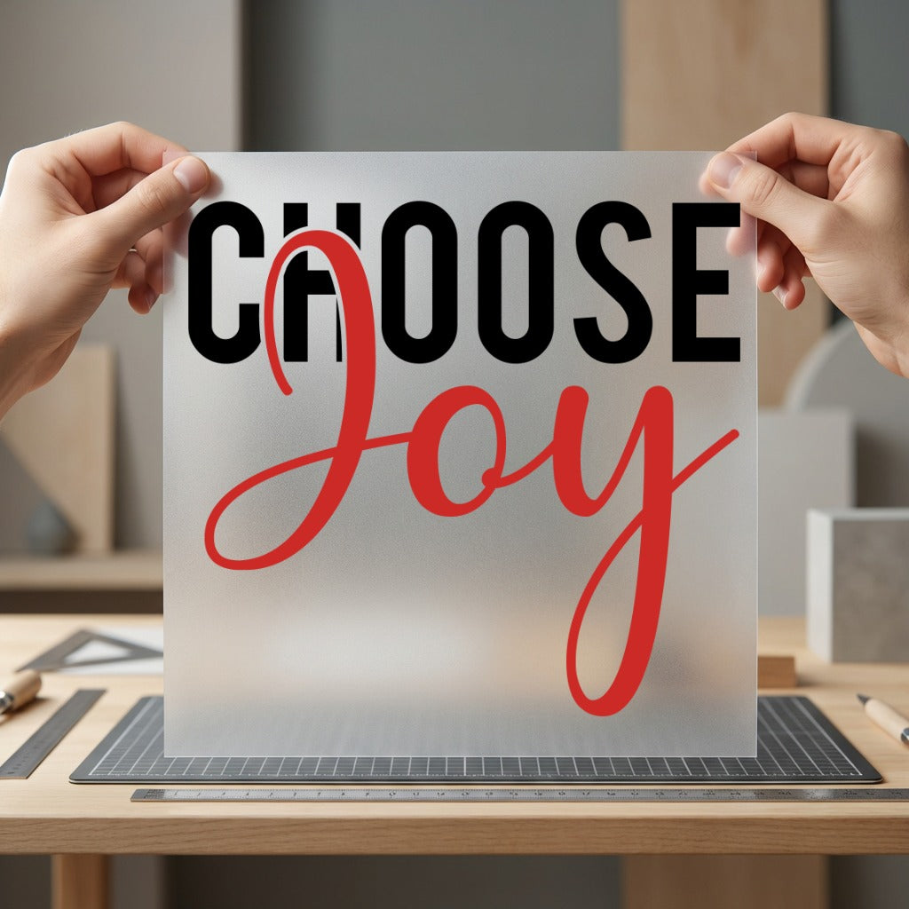 Choose Joy Inspirational Diy Christian Faith Ready to Press DTF Transfer for Dtf