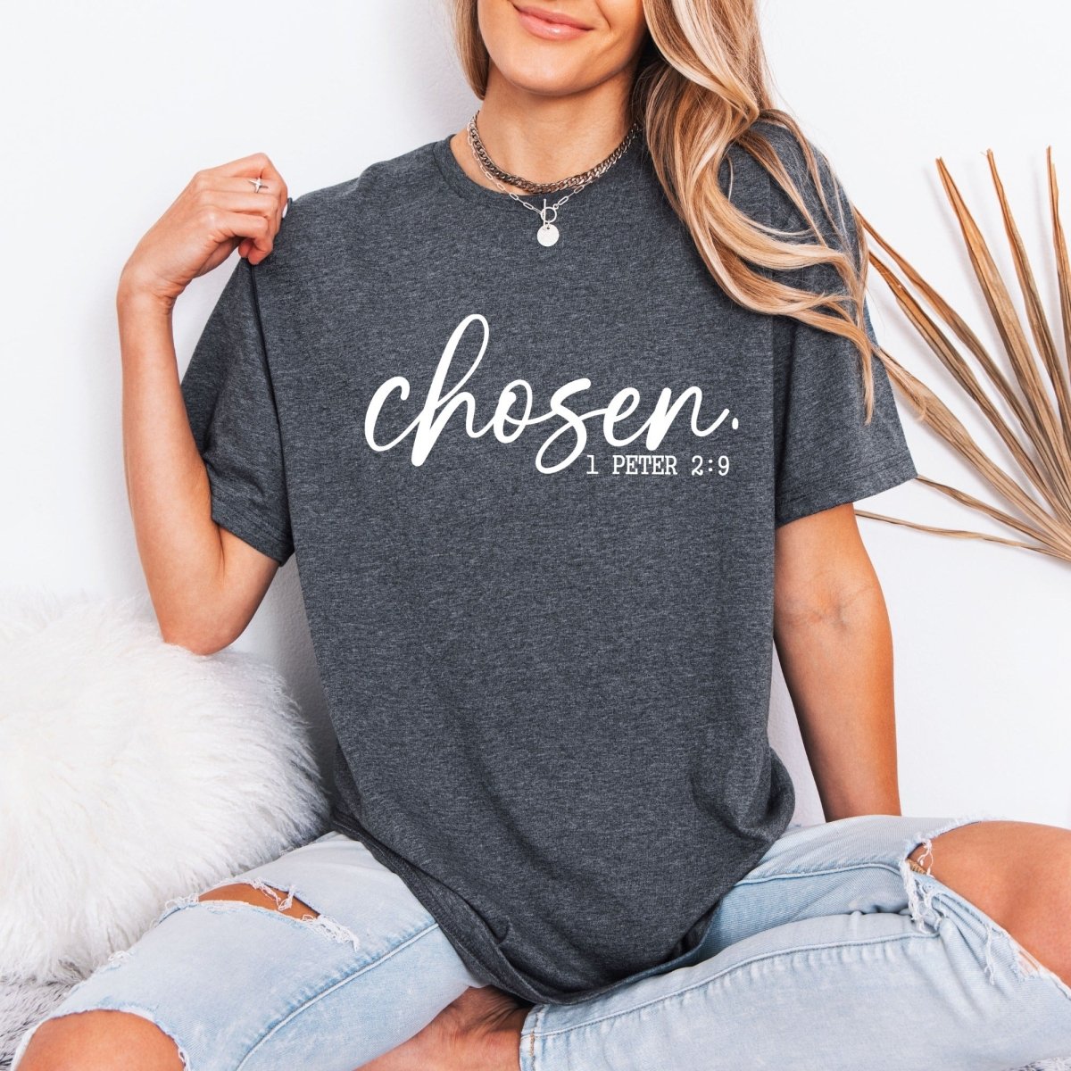 Chosen. 1 Peter 2:9 | Elected & Redeemed Tee - Luckets.com