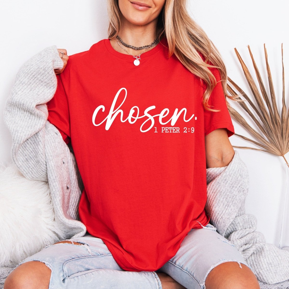 Chosen. 1 Peter 2:9 | Elected & Redeemed Tee - Luckets.com