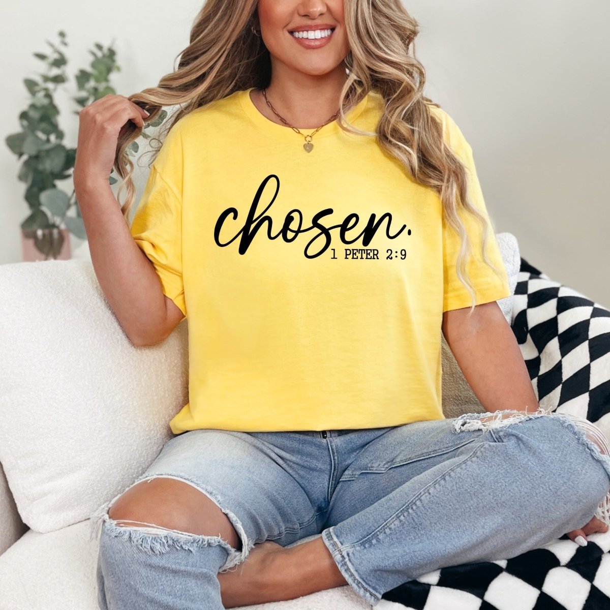 Chosen. 1 Peter 2:9 | Elected & Redeemed Tee - Luckets.com