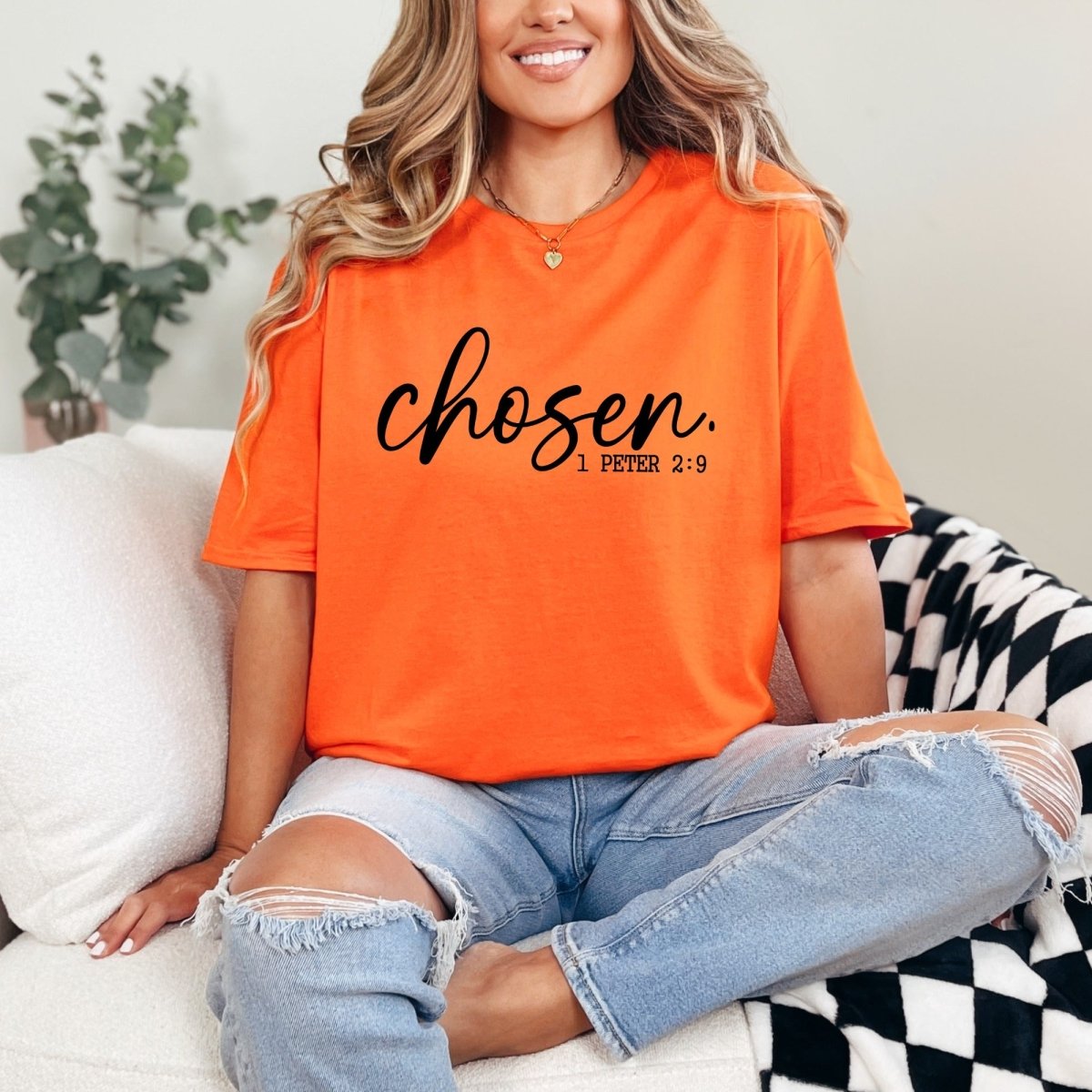 Chosen. 1 Peter 2:9 | Elected & Redeemed Tee - Luckets.com