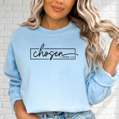 Chosen 1 Peter 2:9 | Identity & Purpose Sweatshirt - Luckets.com