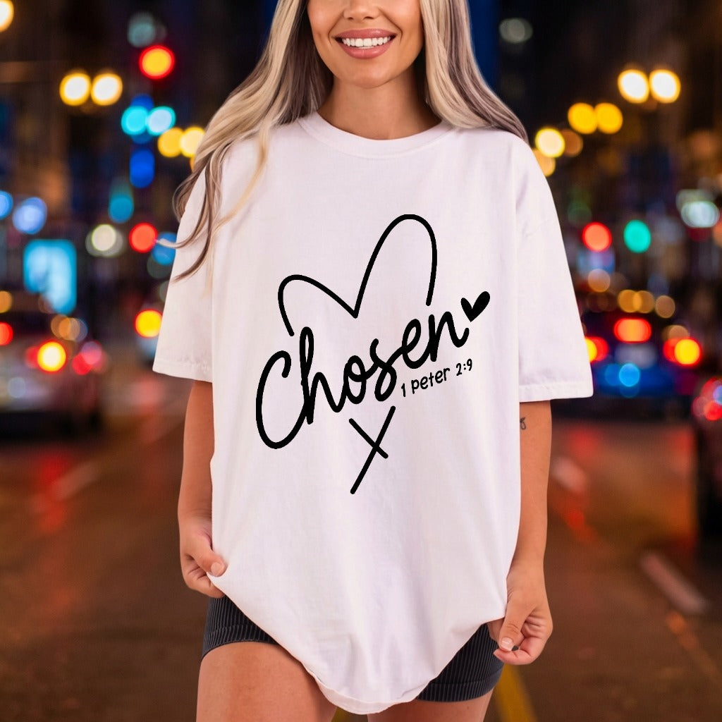 Chosen Peter Faith Script Christian Faith Ready to Press DTF Transfer for Dtf