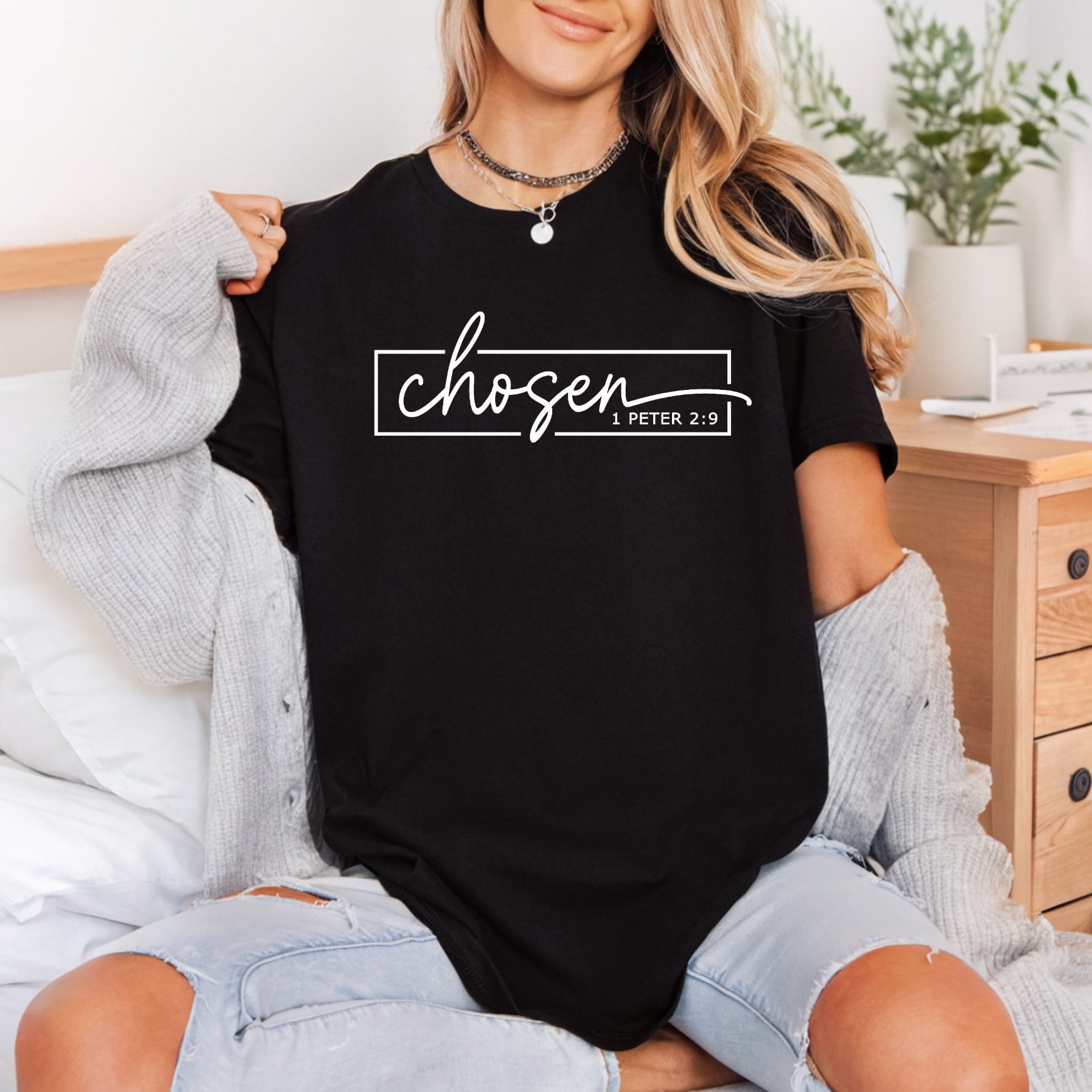 Chosen Peter Script Christian Christian Faith Ready to Press DTF Transfer for Dtf