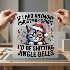 Christmas Cat Meme Funny Christmas Mom Ready to Press DTF Transfer for Dtf