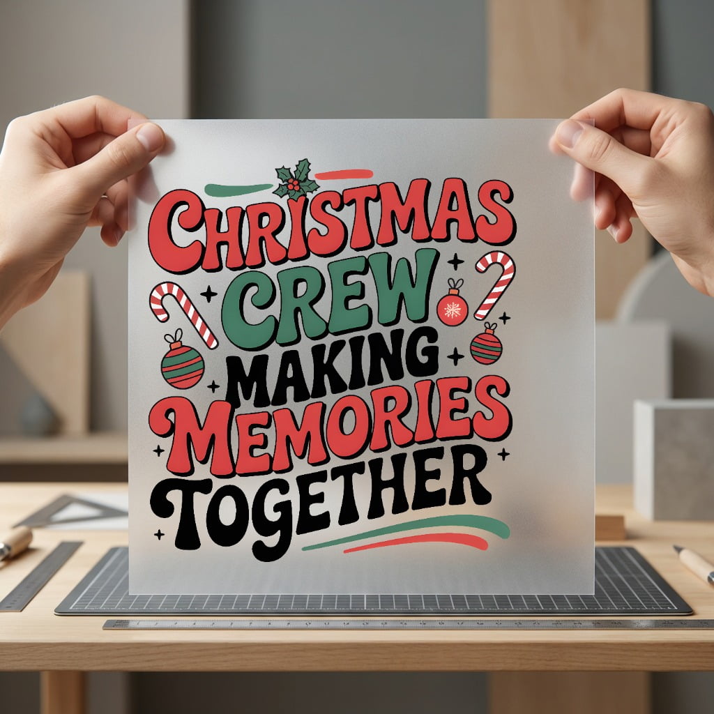 Christmas Crew Making Memories Christmas Vintage Ready to Press DTF Transfer for Dtf