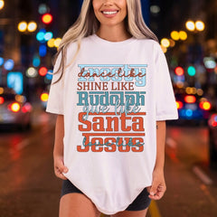 Christmas Holiday Sayings Retro Christian Faith Ready to Press DTF Transfer for Dtf