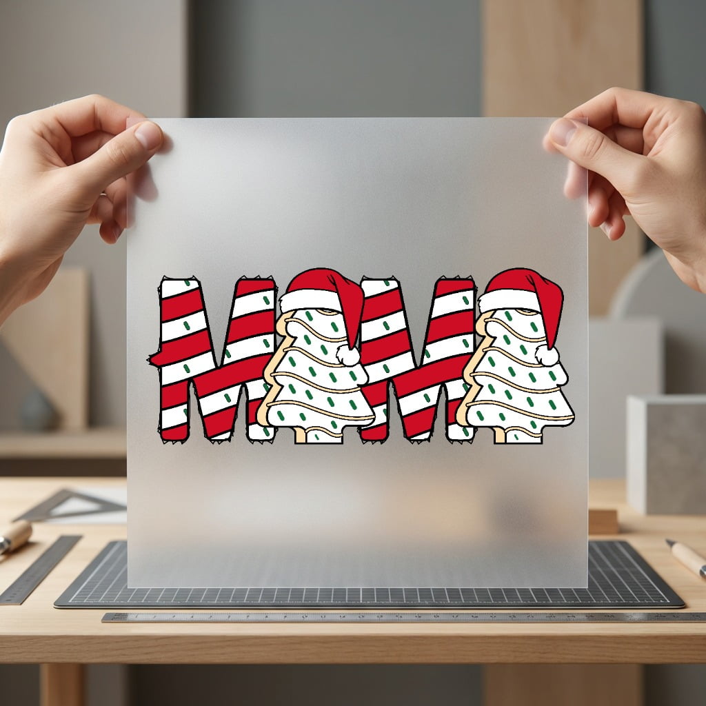 Christmas Mama Holiday Diy Christmas Mom Ready to Press DTF Transfer for Dtf