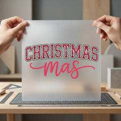 Christmas Retro Text Festive Christmas Aesthetic Ready to Press DTF Transfer for Dtf