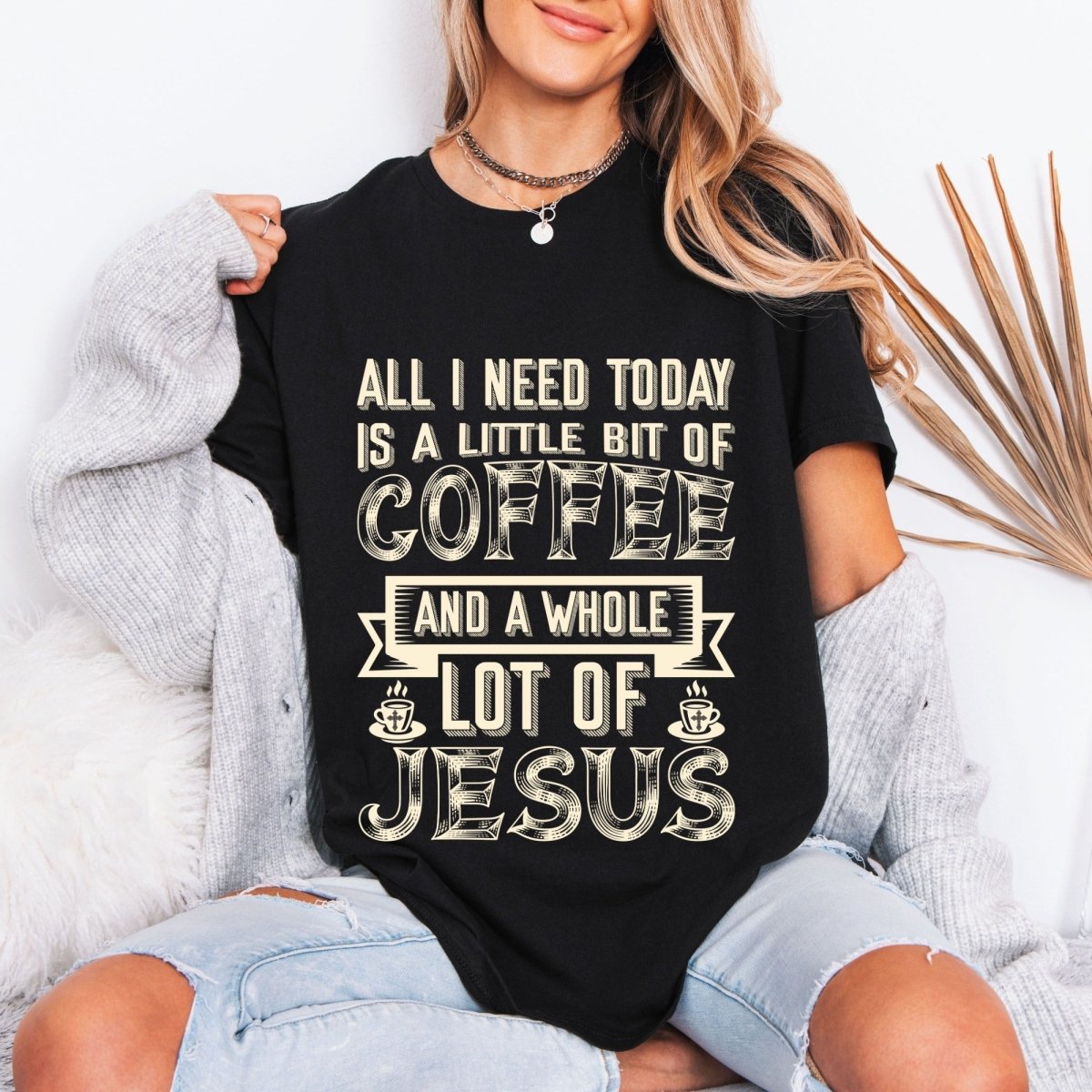 Coffee & Jesus | Daily Blessings Tee - Luckets.com