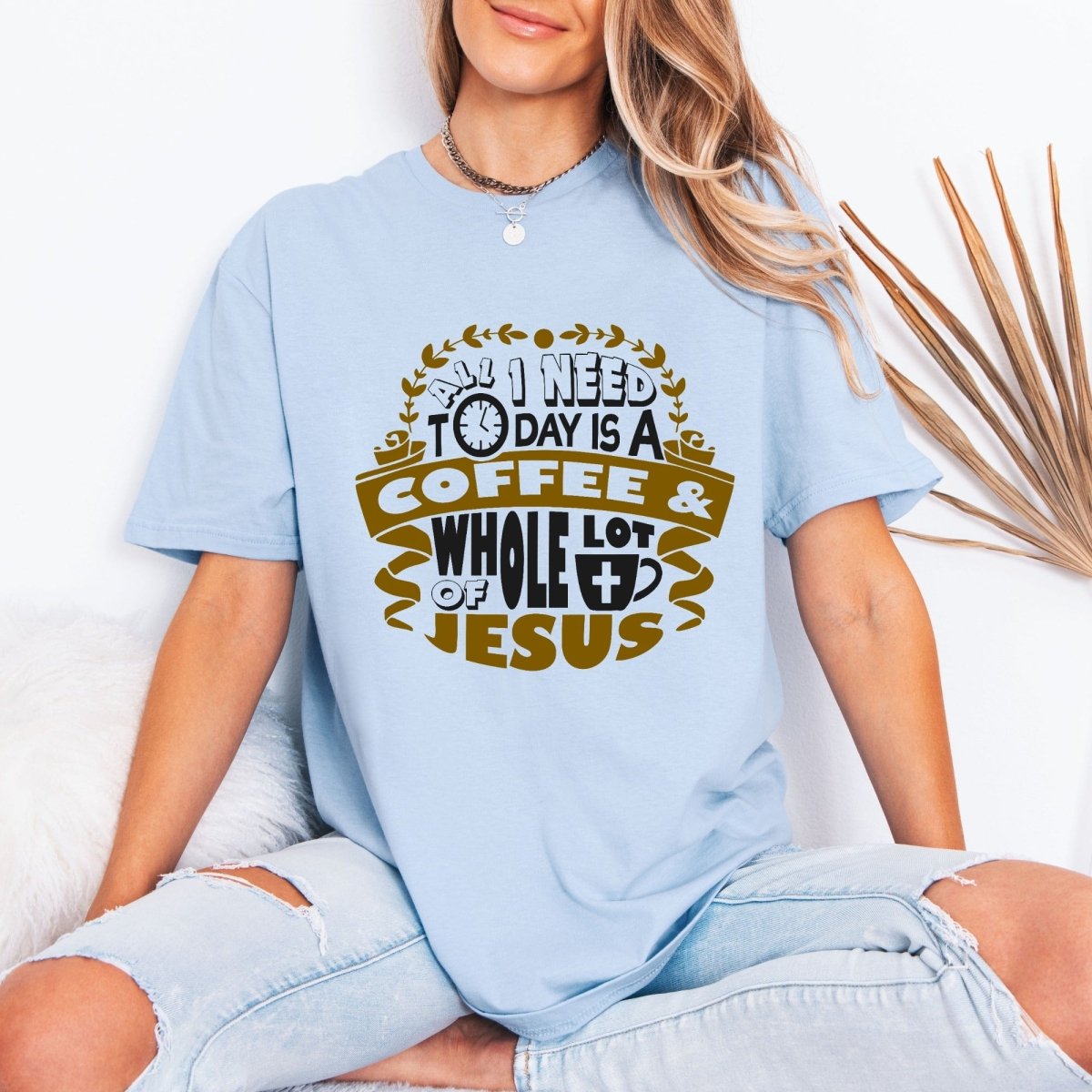 Coffee & Jesus | Daily Blessings Tee - Luckets.com