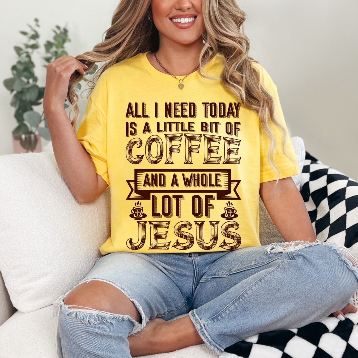 Coffee & Jesus | Daily Blessings Tee - Luckets.com