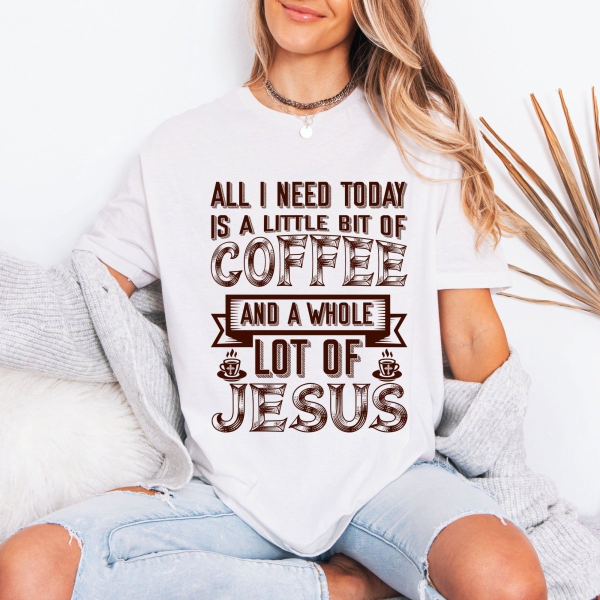 Coffee & Jesus | Daily Blessings Tee - Luckets.com
