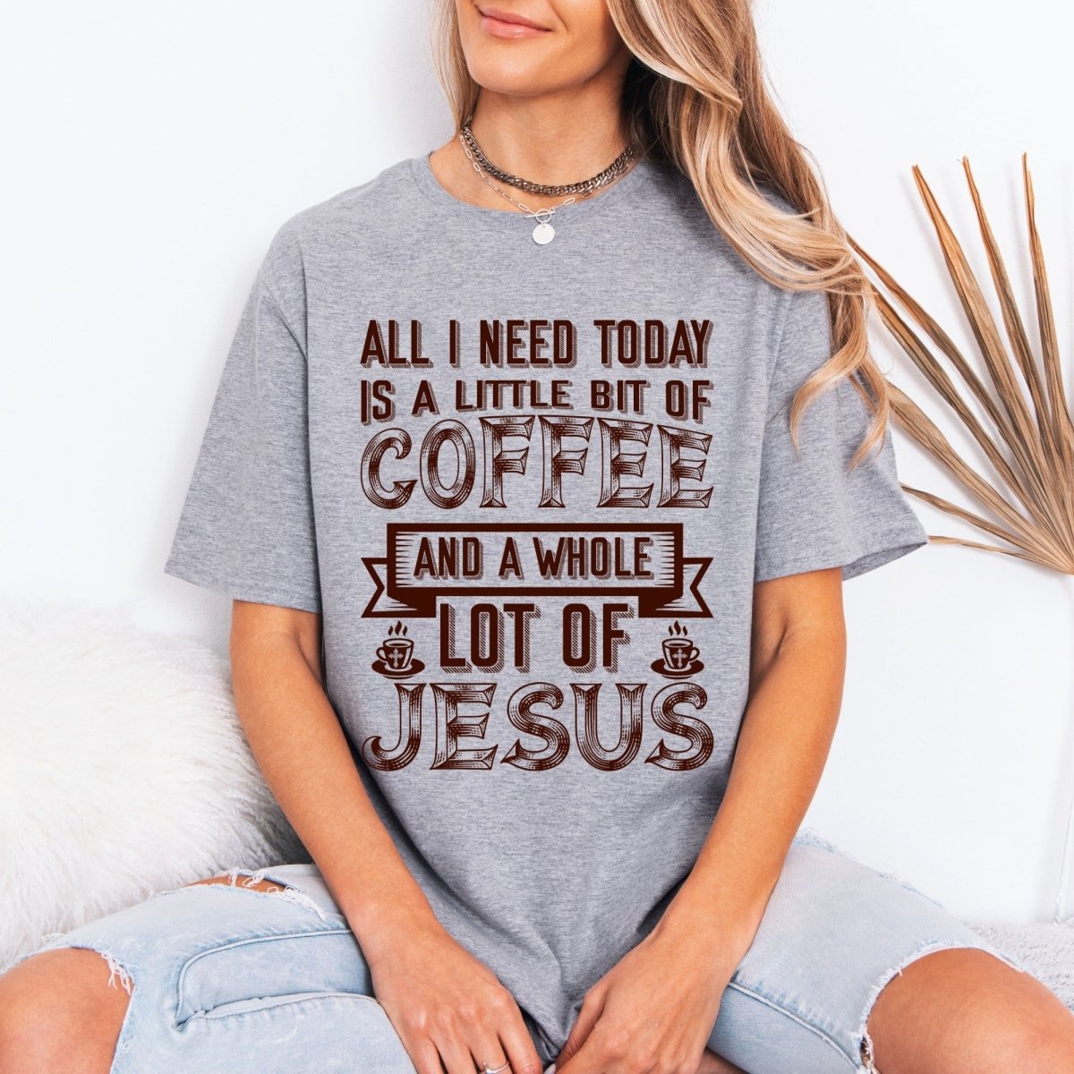 Coffee & Jesus | Daily Blessings Tee - Luckets.com