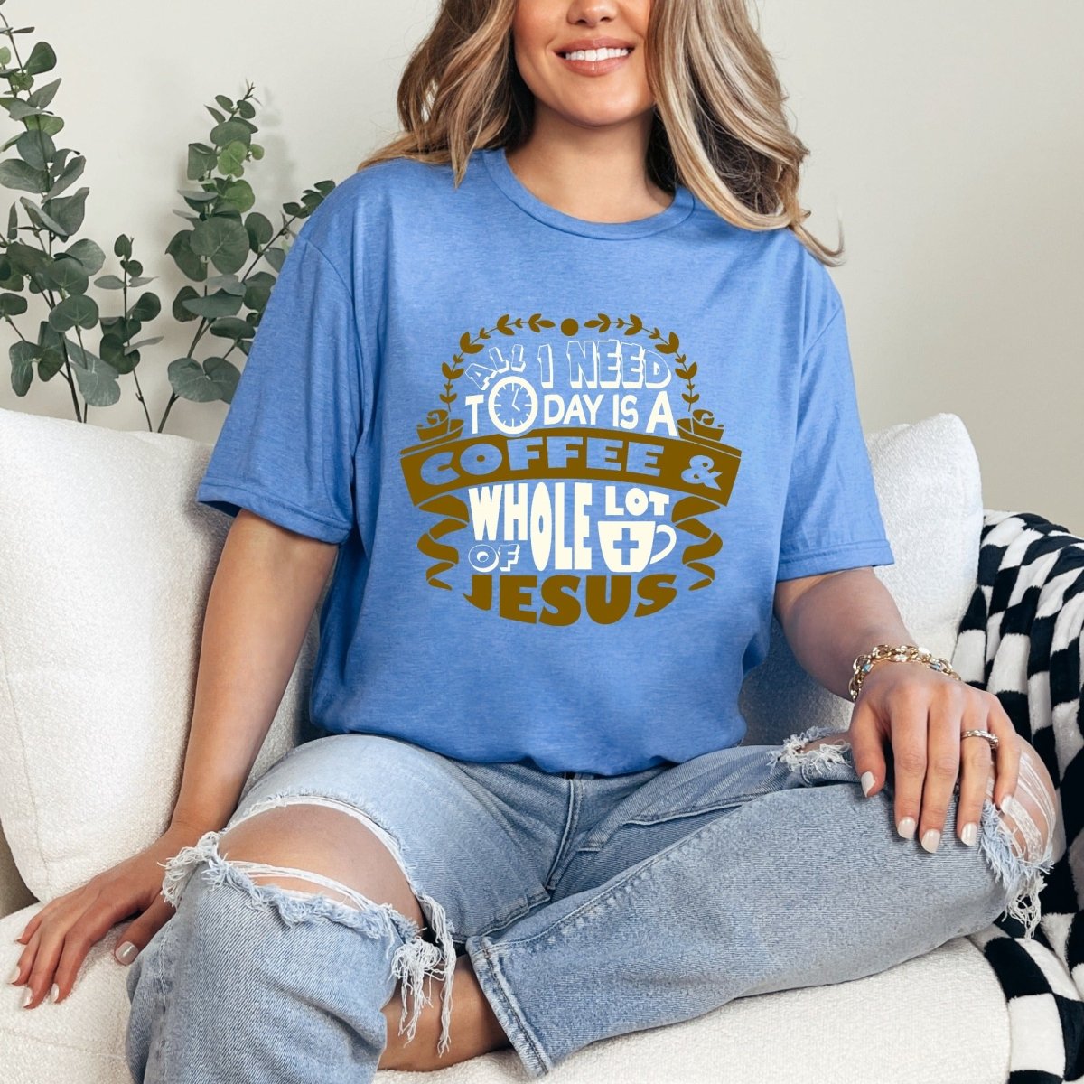 Coffee & Jesus | Daily Blessings Tee - Luckets.com