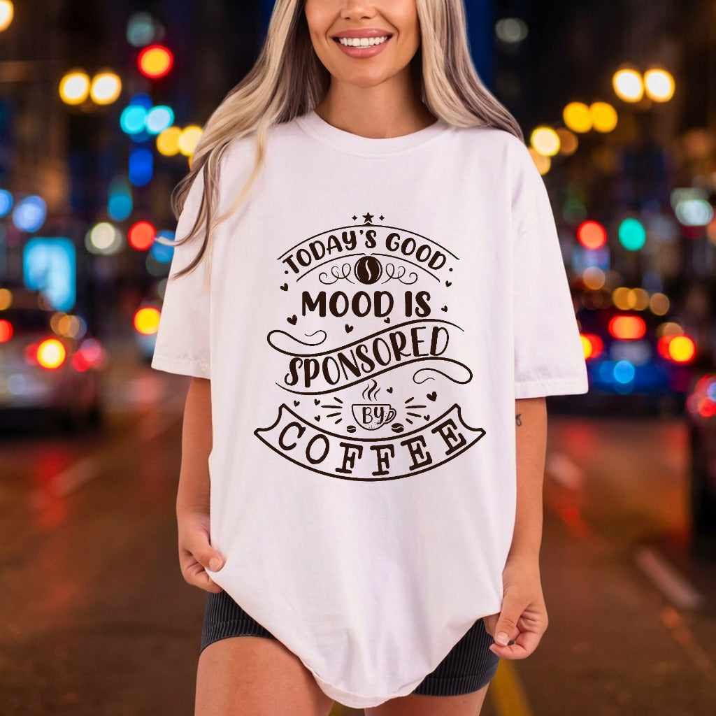 Coffee Mood Retro Diy Funny Sarcastic Ready to Press DTF Transfer for Dtf