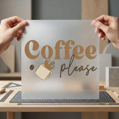 Coffee Please Cozy Chic Jobs & Professions Collection Coffee Culture Collection Ready to Press DTF Transfer for Dtf