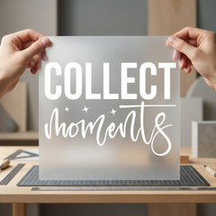 Collect Moments Motivational Diy Aesthetic Ready to Press DTF Transfer for Dtf