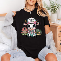 Country Girl Calf Farm Country Pet Ready to Press DTF Transfer for Dtf