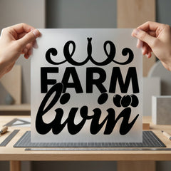Country Sayings Farm Livin Usa Country Ready to Press DTF Transfer for Dtf