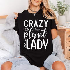 Crazy Plant Lady Botanical Mom Funny Ready to Press DTF Transfer for Dtf