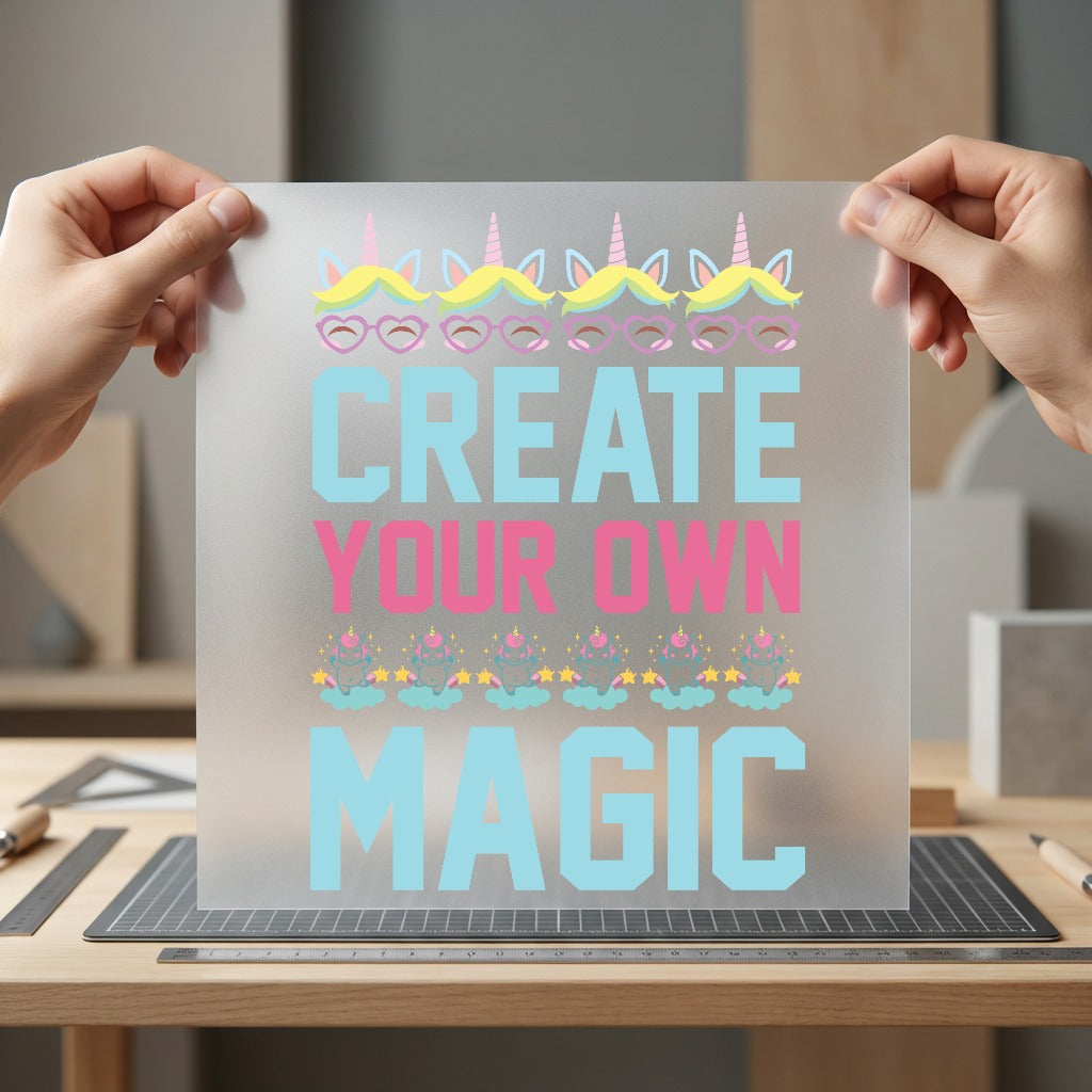 Create Own Magic Unicorn Cute Quotes Collection Cute & Kawaii Collection Ready to Press DTF Transfer for Dtf