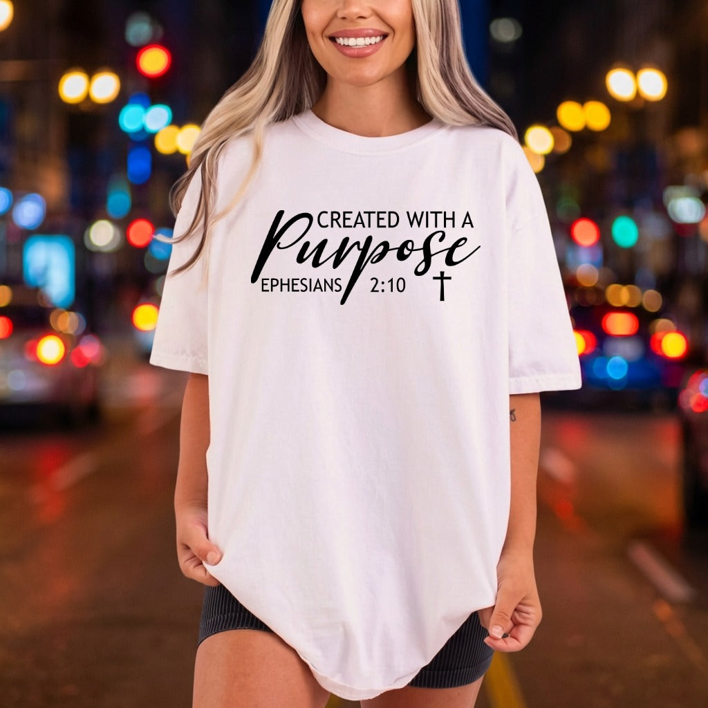Created Purpose Christian Diy Christian Faith Ready to Press DTF Transfer for Dtf