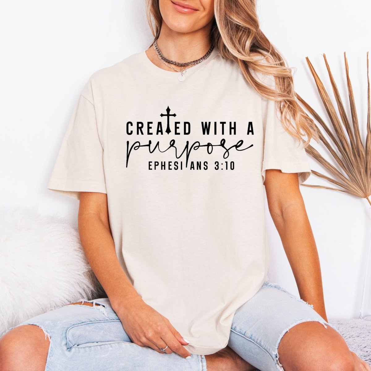 Created With A Purpose | Purpose & Identity Tee - Luckets.com