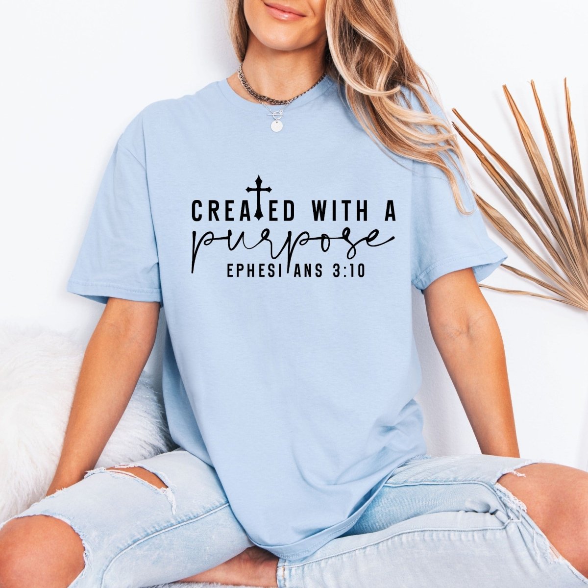 Created With A Purpose | Purpose & Identity Tee - Luckets.com