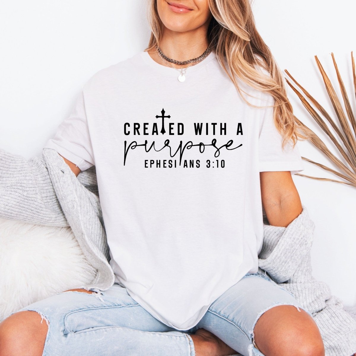 Created With A Purpose | Purpose & Identity Tee - Luckets.com