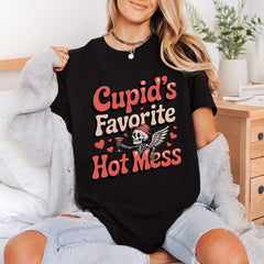 Cupid Favorite Hot Mess Halloween Valentine Ready to Press DTF Transfer for Dtf