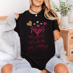 Cupid Favorite Hot Mess Valentine Funny Ready to Press DTF Transfer for Dtf
