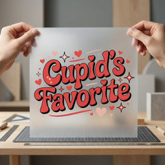 Cupid Favorite Retro Valentine Valentine Retro Ready to Press DTF Transfer for Dtf