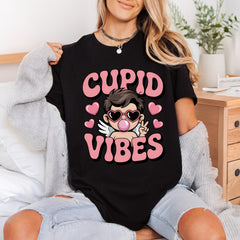 Cupid Vibes Retro Valentine Valentine Retro Ready to Press DTF Transfer for Dtf