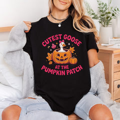 Cutest Goose Pumpkin Patch Halloween Thanksgiving Ready to Press DTF Transfer for Dtf