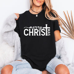 Merry CHRISTmas | Festive Christian Holiday Tee