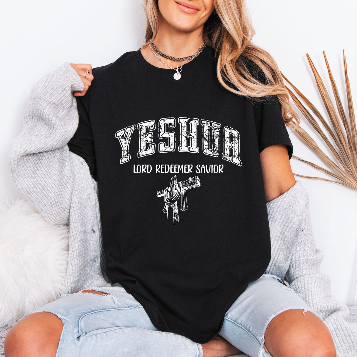 YESHUA Lord Redeemer Savior | Bold Faith Tee