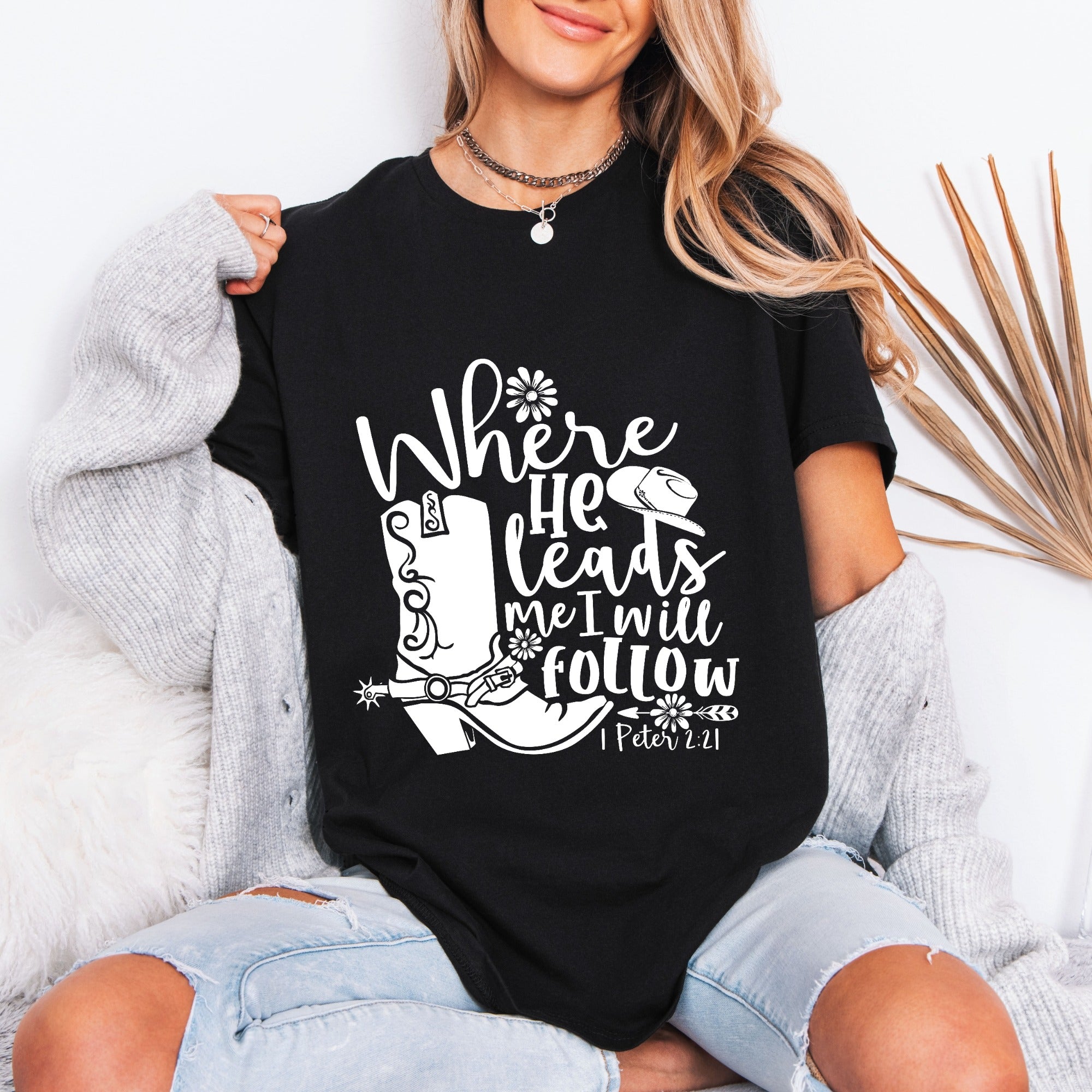 Where He Leads I Will Follow | Faith Journey Tee