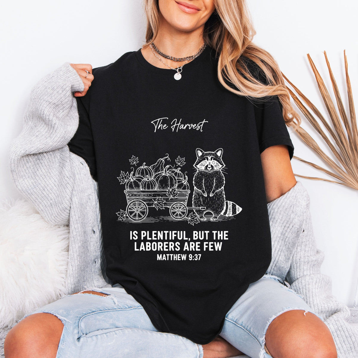 The Harvest Matthew 9:37 | Laborers & Abundance Tee