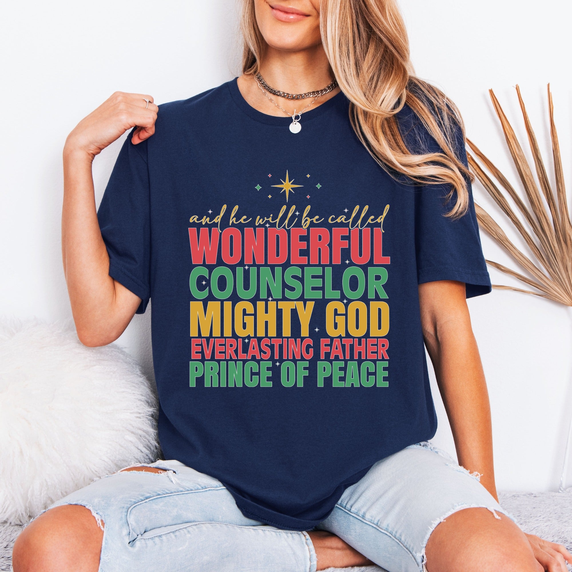 And He Will Be Called - Wonderful Counselor T-Shirt | Christian Faith Tee