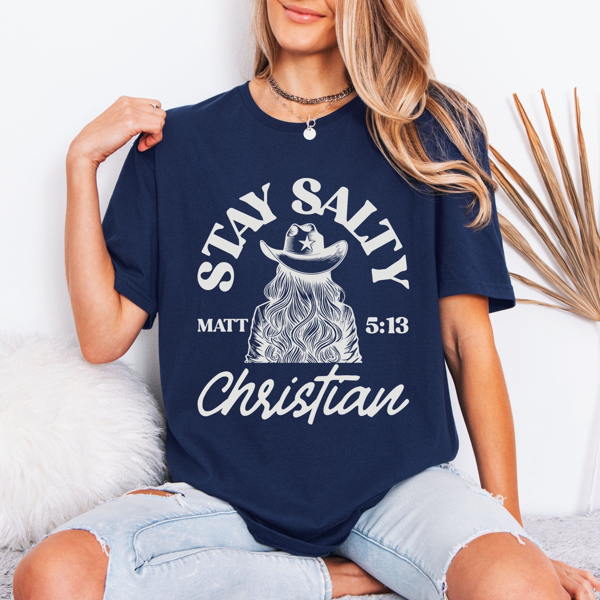 Stay Salty Christian | Bold Faith Statement Tee
