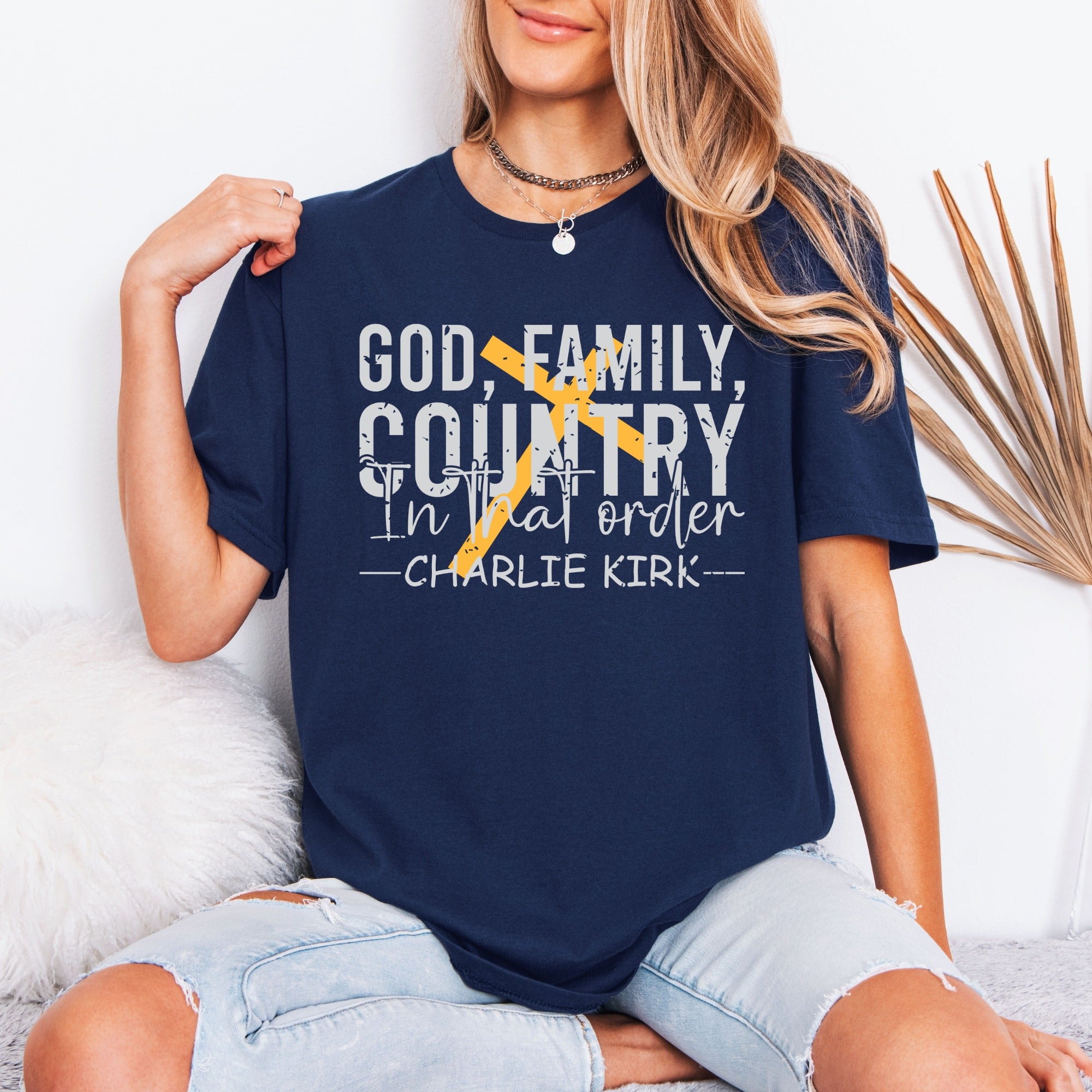 God, Family, Country | Faithful Priorities Tee