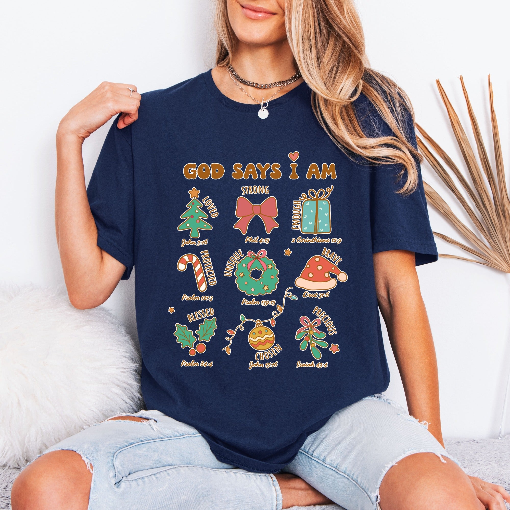 God Says I Am | Christmas Identity Tee