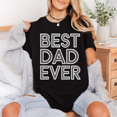 Dad Ever Outline Bold Dad Aesthetic Ready to Press DTF Transfer for Dtf