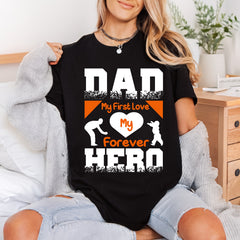 Dad First Love Forever Dad Retro Ready to Press DTF Transfer for Dtf